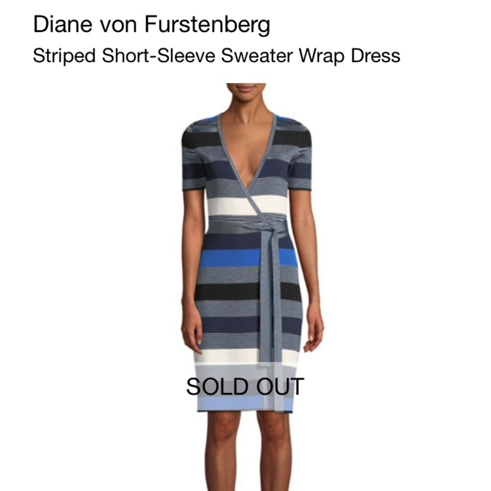 DVF Midi Wrap Dress BNWT